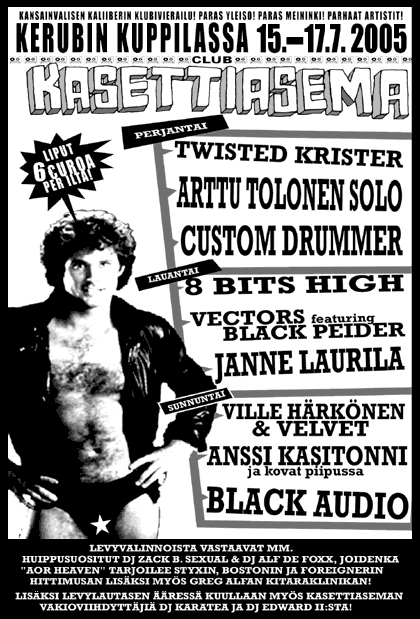 Juliste: Club Kasettiasema