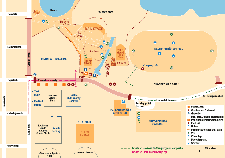 Map of the Festival Site