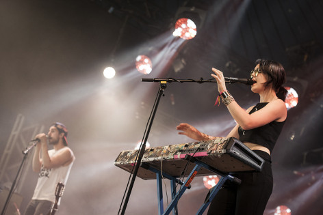 Sympaattiset Eeva & Manu esiintyivät Tähtiteltassa lauantaina. Kuva: Terhi Hytönen