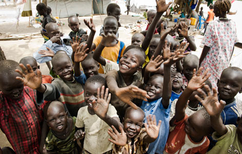 Lapsia Etelä-Sudanissa. Kuva: Giulio d'Adamo.