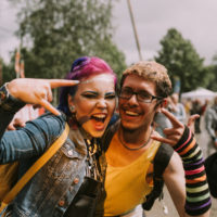 Hymy herkässä Shiraz Lanen keikalla. Kuva: Antti Pitkäjärvi