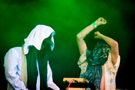 Tähtiportti esiintyi lauantaina Soundin lavalla. Kuva: Camilla Hanhirova