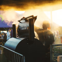 Grilliherkkuja tarjolla Kerubin ravintolassa. Kuva: Svante Gullichsen