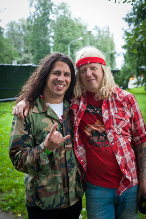 Saimaa-yhtyeen Jesper Anastasiadis ja Matti Mikkola. Kuva: Tuomas Vitikainen