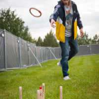 Stig renkaanheiton jännittävässä maailmassa. Tulos jäi nollaan. Kuva: Tuomas Vitikainen