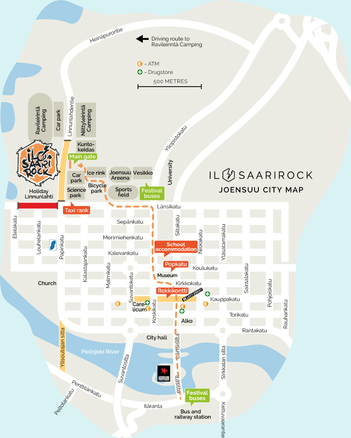 Joensuu City Map