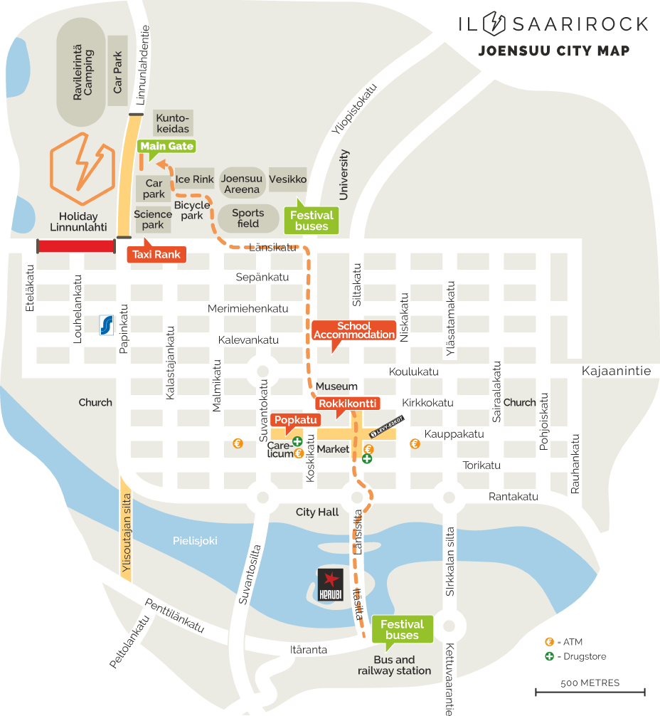 Joensuu City Map